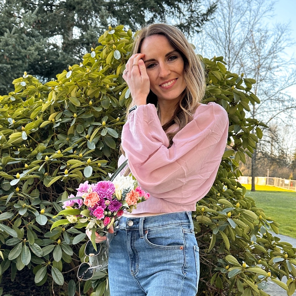 Blush Long-Sleeve Top